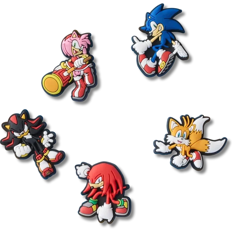 Colgantes Jibbitz™ de Sonic the Hedgehog (paquete de 5) Colgantes Jibbitz™ de Sonic the Hedgehog (paquete de 5)