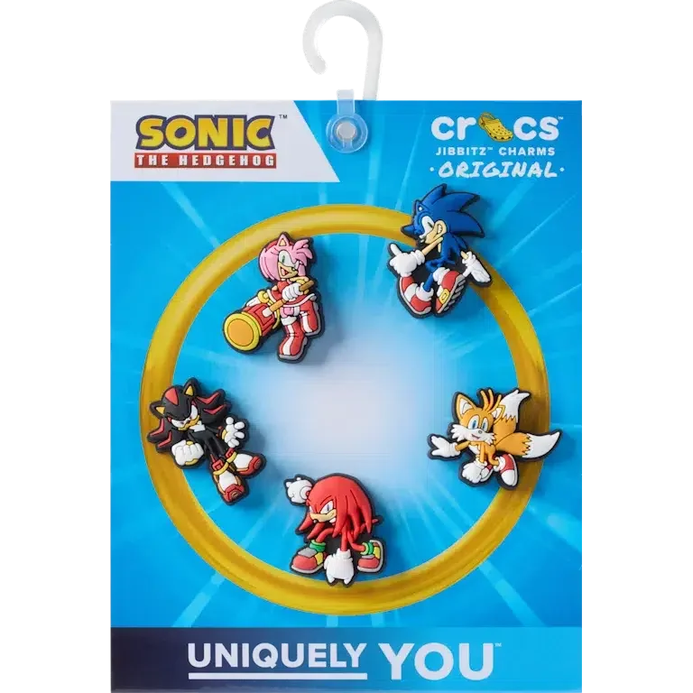 Colgantes Jibbitz™ de Sonic the Hedgehog (paquete de 5) Colgantes Jibbitz™ de Sonic the Hedgehog (paquete de 5)