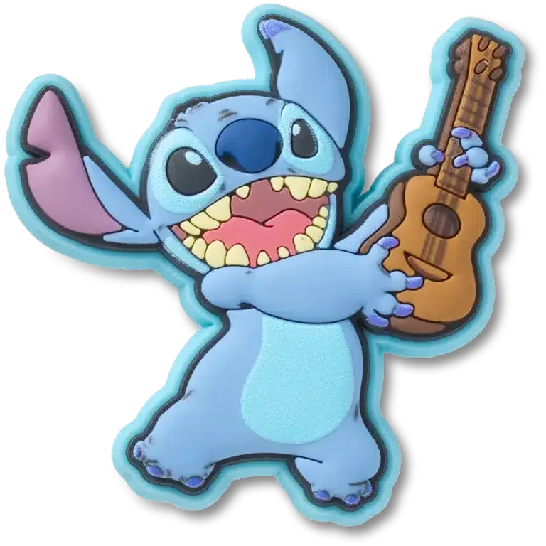 Colgantes Jibbitz™ de Stitch con guitarra Colgantes Jibbitz™ de Stitch con guitarra