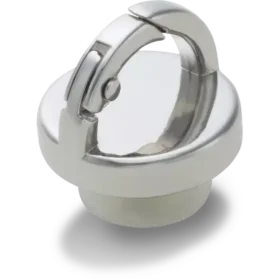 Colgantes Jibbitz™ de tachuelas intercambiables plateadas