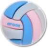 Colgantes Jibbitz™ de voleibol en 3D en tonos pastel