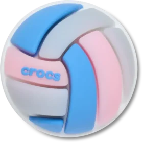 Colgantes Jibbitz™ de voleibol en 3D en tonos pastel
