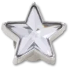 Colgantes Jibbitz™ «Estrella brillante con gema plateada»