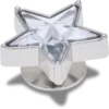Colgantes Jibbitz™ «Estrella brillante con gema plateada»