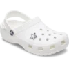 Colgantes Jibbitz™ «Estrella brillante con gema plateada»