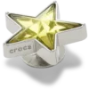 Colgantes Jibbitz™ «Estrella con gemas SMT» en plata y verde