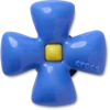 Colgantes Jibbitz™ «Flor azul hinchada»