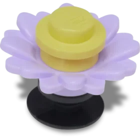Colgantes Jibbitz™ «Flor morada» 4Lw