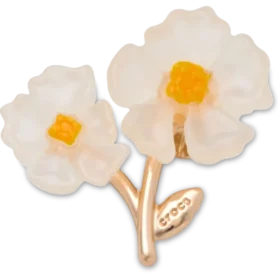 Colgantes Jibbitz «Floral Blossom» blancos