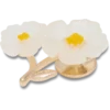 Colgantes Jibbitz «Floral Blossom» blancos