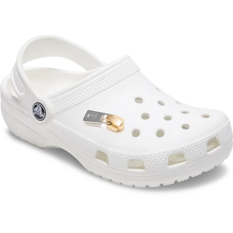 Colgantes Jibbitz™ «Gold and Silver Zipper» Colgantes Jibbitz™ «Gold and Silver Zipper»
