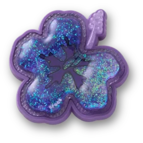 Colgantes Jibbitz™ «Hibisco morado»