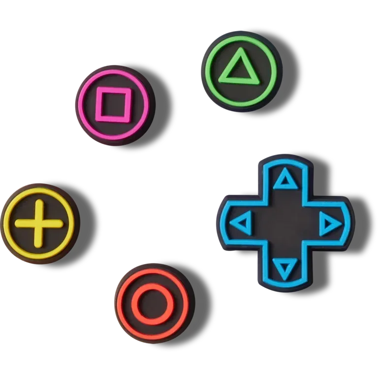 Colgantes Jibbitz™ «Mando de videojuegos» (paquete de 5) Colgantes Jibbitz™ «Mando de videojuegos» (paquete de 5)