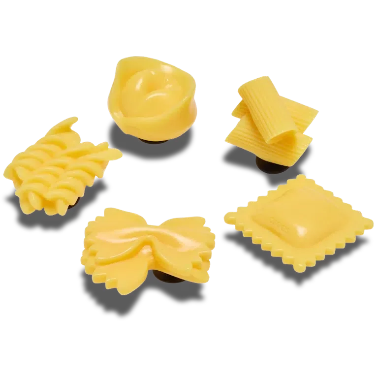 Colgantes Jibbitz «Pasta realista» (paquete de 5) Colgantes Jibbitz «Pasta realista» (paquete de 5)