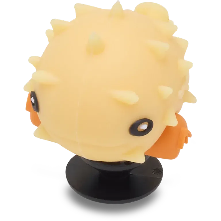 Colgantes Jibbitz™ «Pez globo que cambia de color con luz UV 3D» Colgantes Jibbitz™ «Pez globo que cambia de color con luz UV 3D»