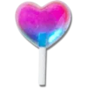 Colgantes Jibbitz™ «Piruleta de corazón de gelatina» Colgantes Jibbitz™ «Piruleta de corazón de gelatina»