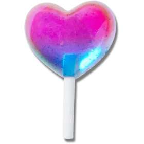 Colgantes Jibbitz™ «Piruleta de corazón de gelatina»