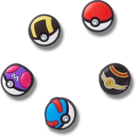 Colgantes Jibbitz™ «Poke Ball» (paquete de 5)