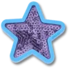 Colgantes Jibbitz™ «Purple Sequin Star»