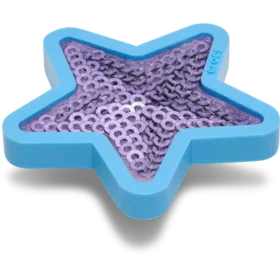 Colgantes Jibbitz™ «Purple Sequin Star»