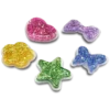 Colgantes Jibbitz™ Squish de 5 unidades que cambian de color con la luz UV