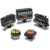 Colgantes Jibbitz «Tren 3D» (paquete de 5)