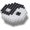 Colgantes Jibbitz™ «Ying y Yang» con cuentas