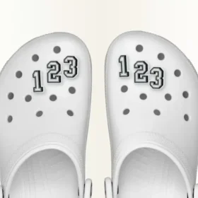 Colgantes para zapatos Jibbitz con el número 0