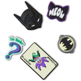 Colgantes para zapatos Jibbitz™ de Batman, paquete de 5