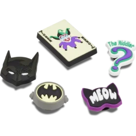 Colgantes para zapatos Jibbitz™ de Batman, paquete de 5