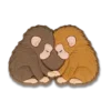 Colgantes para zapatos «Punch the Monkey and His Bestie» de Jibbitz Colgantes para zapatos «Punch the Monkey and His Bestie» de Jibbitz