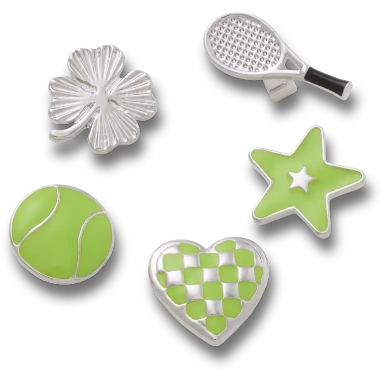 Colgantes «Sandalias C» Lucky Sport, paquete de 5 Colgantes Jibbitz™ Colgantes «Sandalias C» Lucky Sport, paquete de 5 Colgantes Jibbitz™
