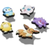 Conjunto de 5 colgantes Jibbitz™ surtidos de Pokémon