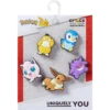 Conjunto de 5 colgantes Jibbitz™ surtidos de Pokémon