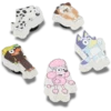 Conjuntos de 5 colgantes Jibbitz de Bluey