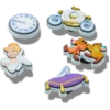 Conjuntos de 5 colgantes Jibbitz™ de Cenicienta