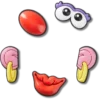Conjuntos de 5 colgantes Jibbitz de Mrs Potato Head