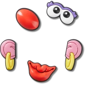 Conjuntos de 5 colgantes Jibbitz de Mrs Potato Head