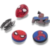 Conjuntos de 5 colgantes Jibbitz de Spiderman II