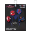 Conjuntos de 5 colgantes Jibbitz de Spiderman II