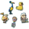 Conjuntos de 5 colgantes Jibbitz™ «Pixar up»