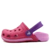 Crocs Classic Clog para niños, sandalias deportivas «Rojo, rosa y morado»