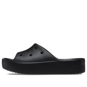 Crocs de plataforma tipo chancla «Black»