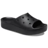 Crocs de plataforma tipo chancla «Black»