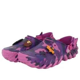 Crocs x BAPE Echo Clog «Purple Camo»