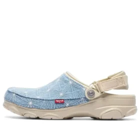 Crocs x Levi’s Sashiko All-Terrain Zueco «Bone Blue»