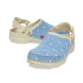 Crocs x Levi’s Sashiko All-Terrain Zueco «Bone Blue»