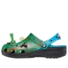 Crocs x Minecraft Zuecos «Green Black»