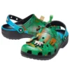 Crocs x Minecraft Zuecos «Green Black»