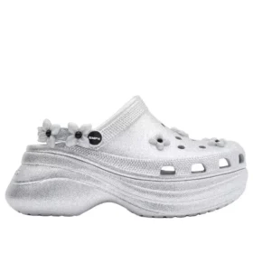 Crocs x SMFK Bae Zueco «Silver Glitter»
